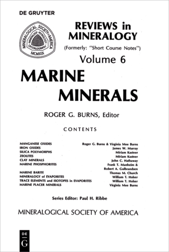 Marine Minerals (e-bog) af -