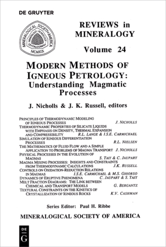 Modern Methods of Igneous Petrology (e-bog) af -