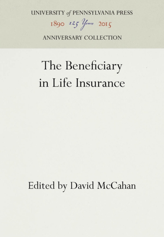 Beneficiary in Life Insurance (e-bog) af -