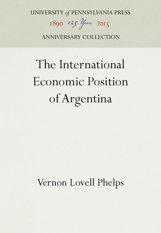 International Economic Position of Argentina