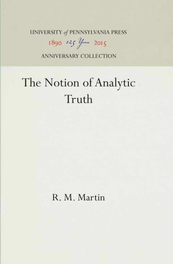 Notion of Analytic Truth