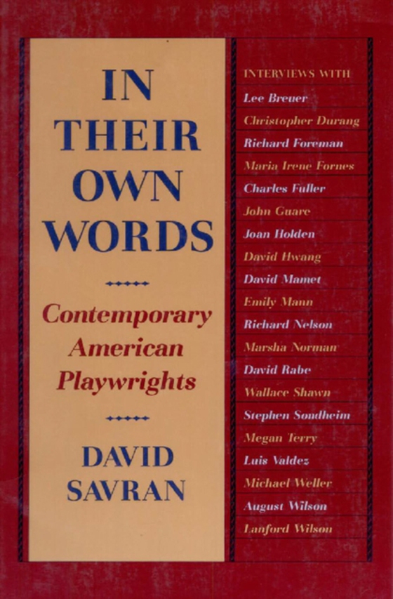 In Their Own Words (e-bog) af Savran, David