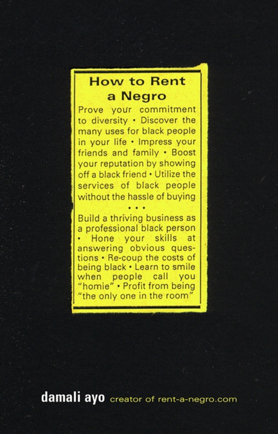 How to Rent a Negro