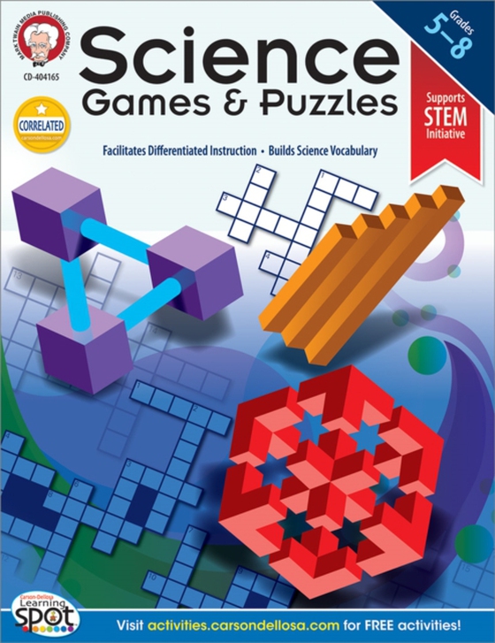 Science Games and Puzzles, Grades 5 - 8 (e-bog) af Craig, Carolyn