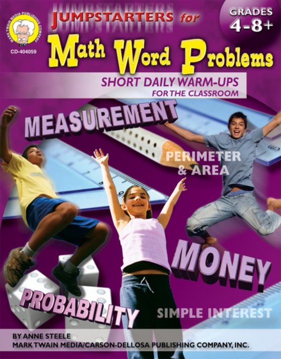 Jumpstarters for Math Word Problems, Grades 4 - 8 (e-bog) af Steele, Anne L.