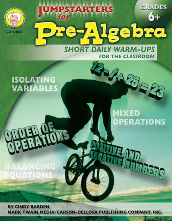 Jumpstarters for Pre-Algebra, Grades 6 - 8 (e-bog) af Barden, Cindy