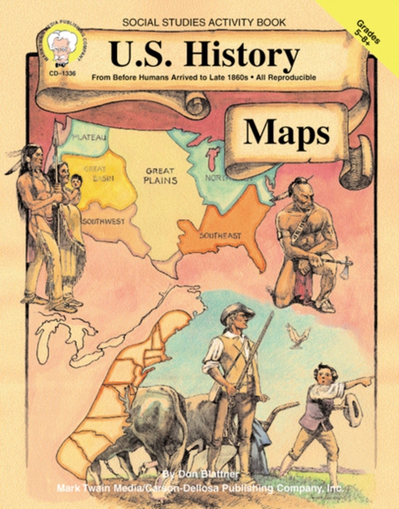 U.S. History Maps, Grades 5 - 8 (e-bog) af Blattner, Don