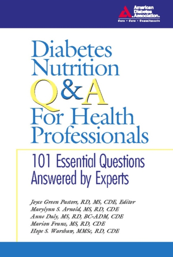 Diabetes Nutrition Q&A for Health Professionals (e-bog) af -