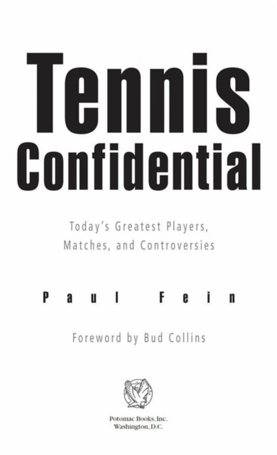 Tennis Confidential (e-bog) af Fein, Paul
