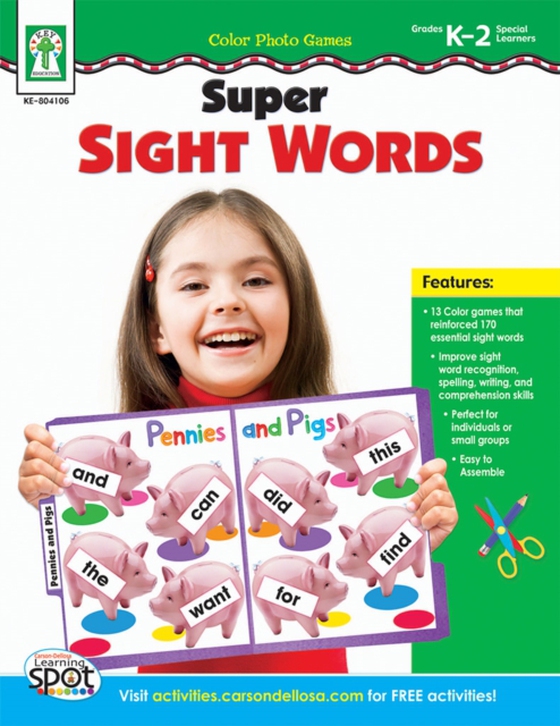 Color Photo Games: Super Sight Words, Grades K - 2 (e-bog) af Hill, Pamela K.