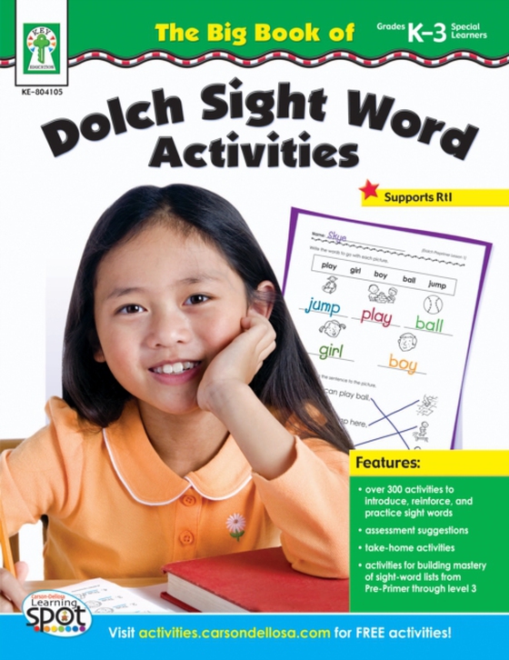 Big Book of Dolch Sight Word Activities, Grades K - 3