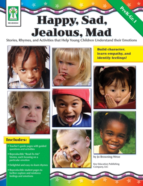 Happy, Sad, Jealous, Mad, Grades PK - 1