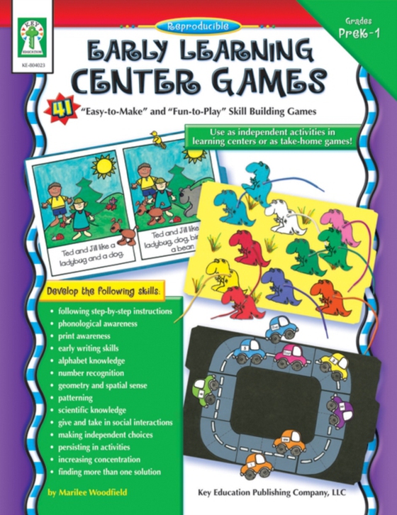 Early Learning Center Games, Grades PK - 1 (e-bog) af Woodfield, Marilee Whiting