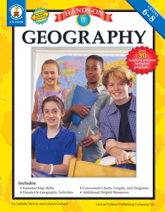 Hands-On Geography, Grades 6 - 8