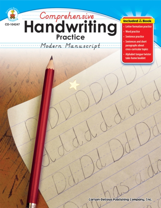 Comprehensive Handwriting Practice: Modern Manuscript, Grades K - 1