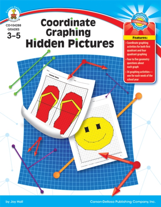 Coordinate Graphing Hidden Pictures, Grades 3 - 5 (e-bog) af Hall, Joy