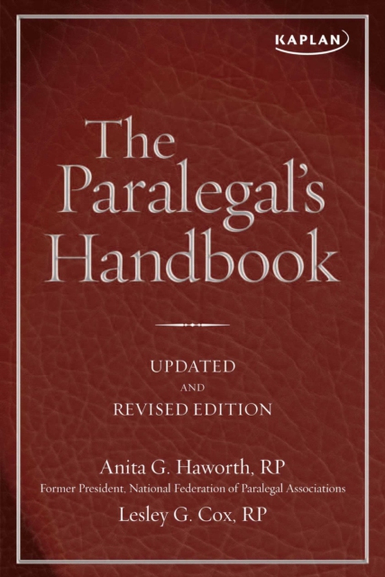 Paralegal's Handbook (e-bog) af Cox, Lesley