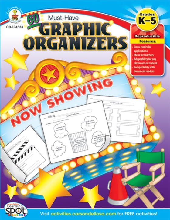 60 Must-Have Graphic Organizers, Grades K - 5 (e-bog) af Baggette, Ginger