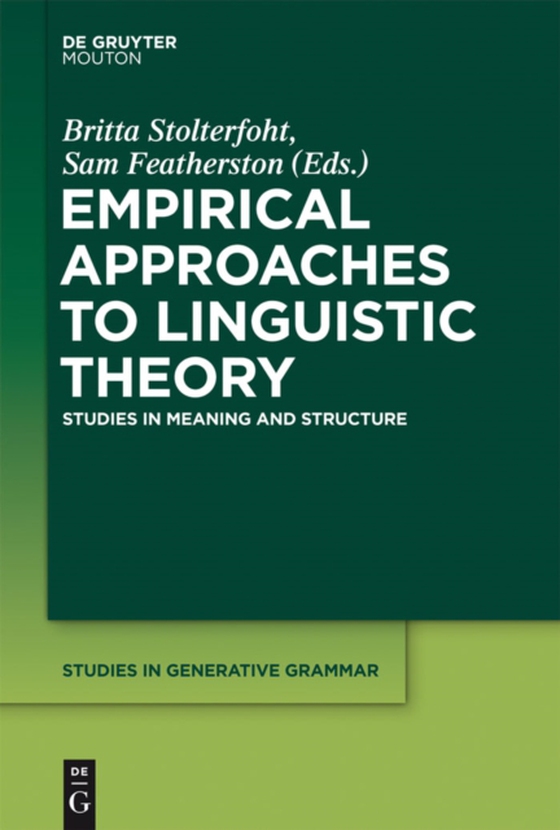 Empirical Approaches to Linguistic Theory (e-bog) af -