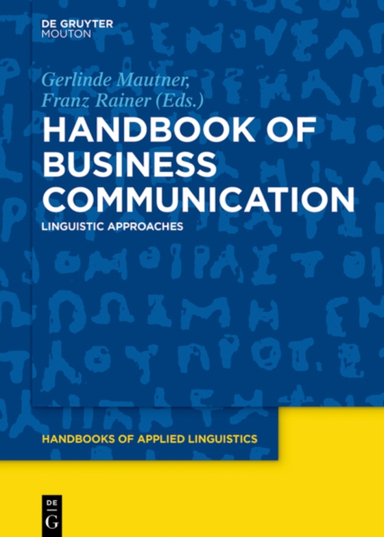 Handbook of Business Communication (e-bog) af -