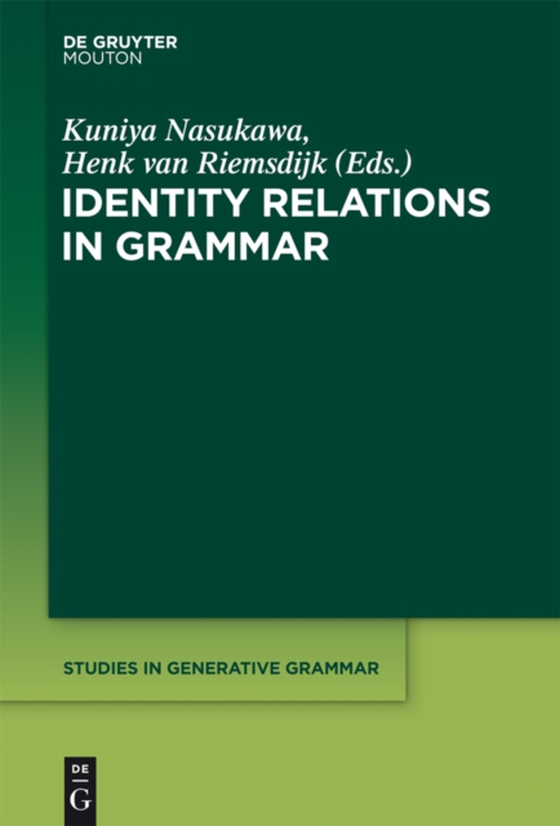 Identity Relations in Grammar (e-bog) af -