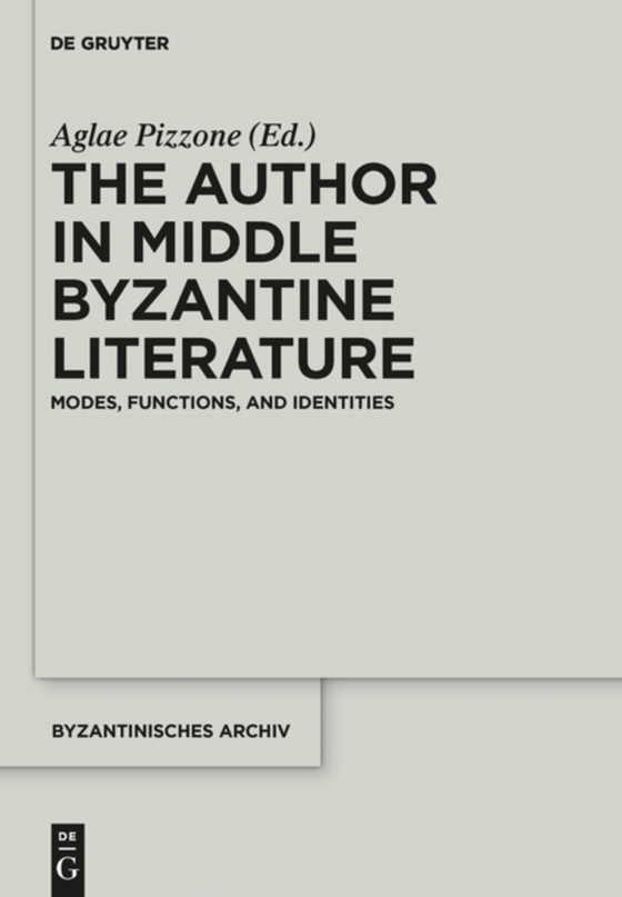 Author in Middle Byzantine Literature