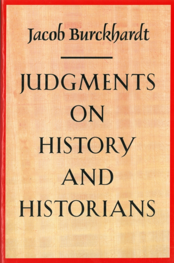 Judgments on History and Historians