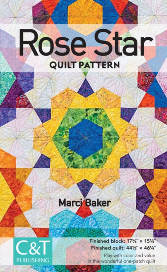 Rose Star Quilt Pattern (e-bog) af Baker, Marci