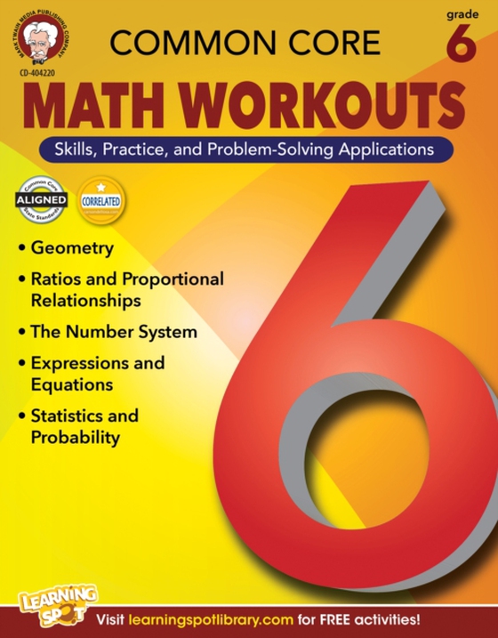 Common Core Math Workouts, Grade 6 (e-bog) af Gennuso, Keegen