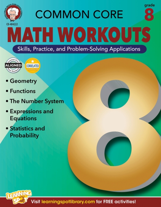 Common Core Math Workouts, Grade 8 (e-bog) af Gennuso, Keegen