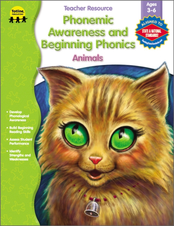 Phonemic Awareness and Beginning Phonics, Animals, Grades Preschool - 1