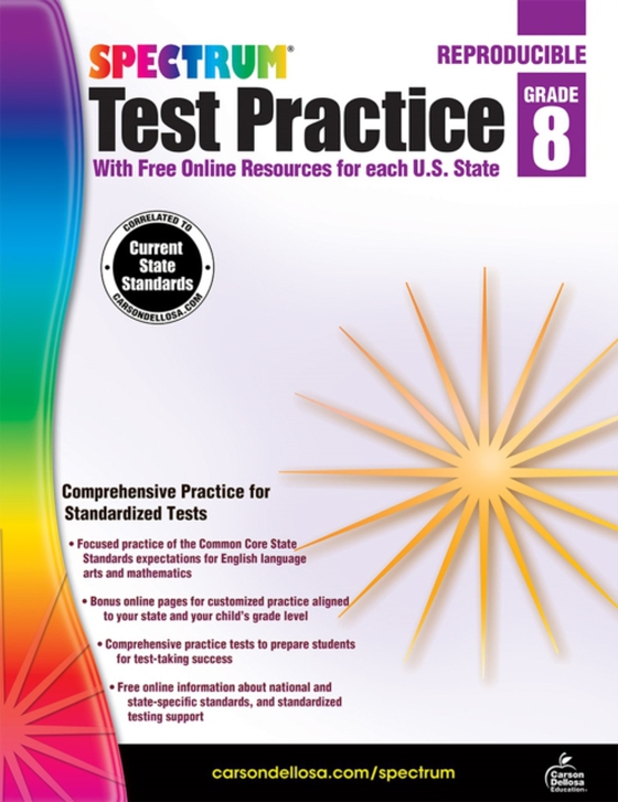 Spectrum Test Practice, Grade 8