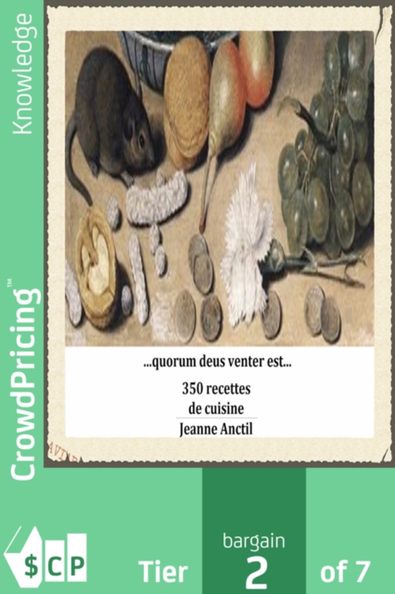 Jeanne Anctil; 350 recettes de cuisine.