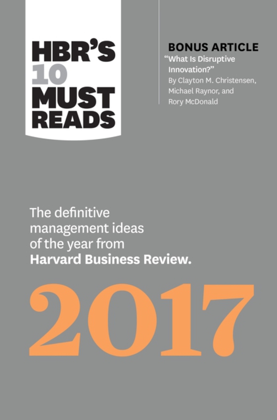 HBR's 10 Must Reads 2017 (e-bog) af Davenport, Thomas H.