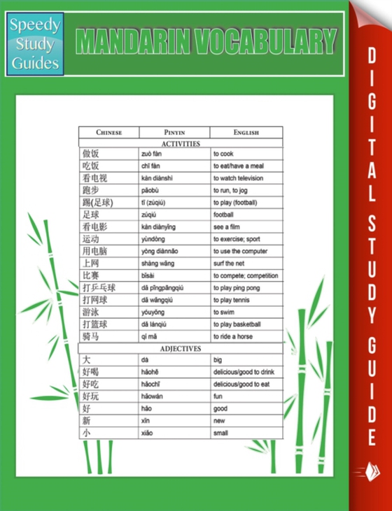 Mandarin Vocabulary (Speedy Study Guides) (e-bog) af Publishing, Speedy