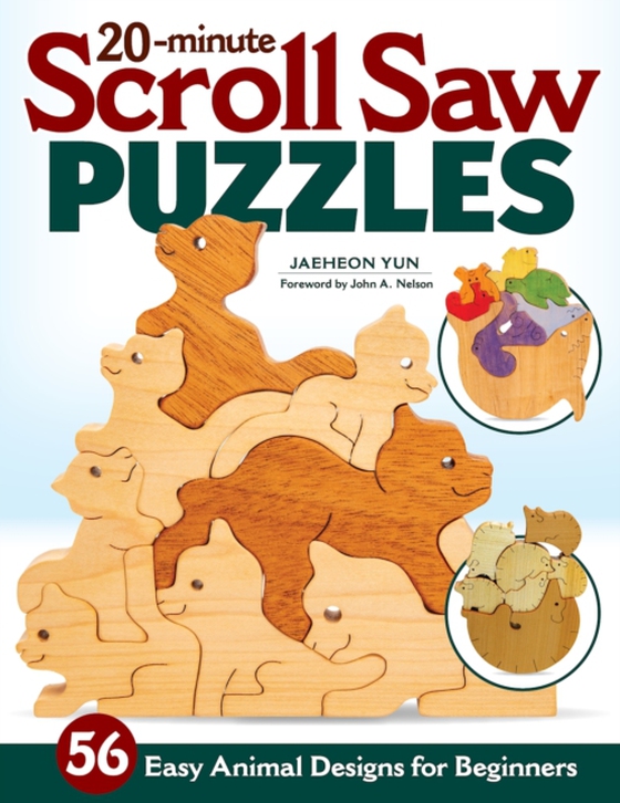 20-Minute Scroll Saw Puzzles (e-bog) af Nelson, John