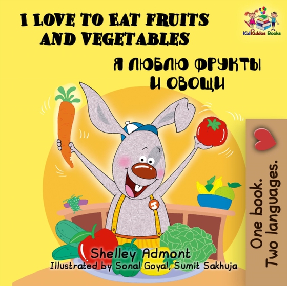 I Love to Eat Fruits and Vegetables ( Russian Bilingual Book) (e-bog) af Books, KidKiddos