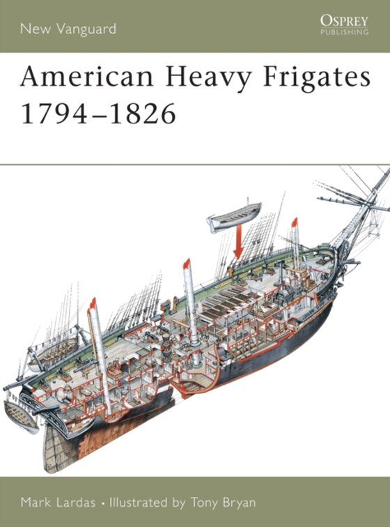 American Heavy Frigates 1794 1826 (e-bog) af Mark Lardas, Lardas