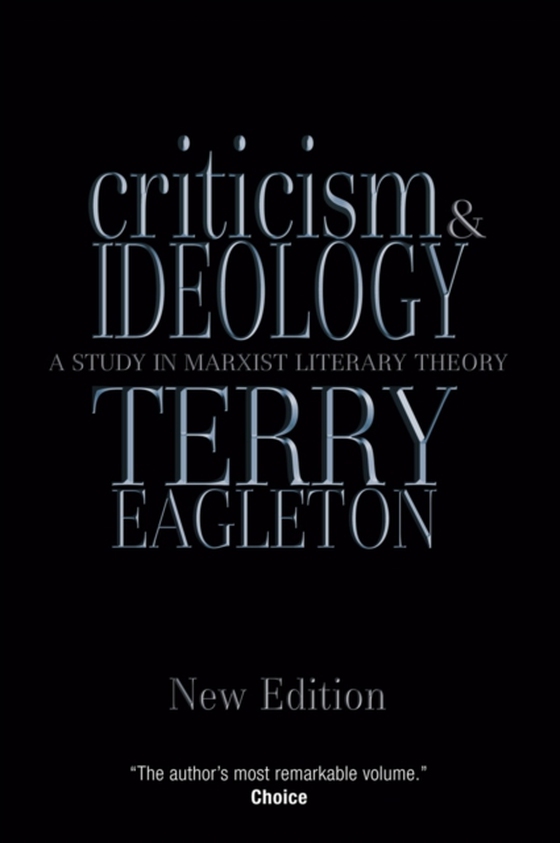 Criticism and Ideology (e-bog) af Eagleton, Terry