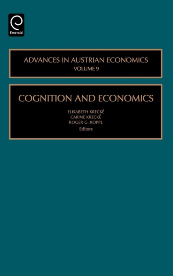 Cognition and Economics (e-bog) af -