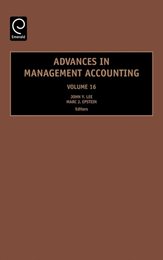 Advances in Management Accounting (e-bog) af -