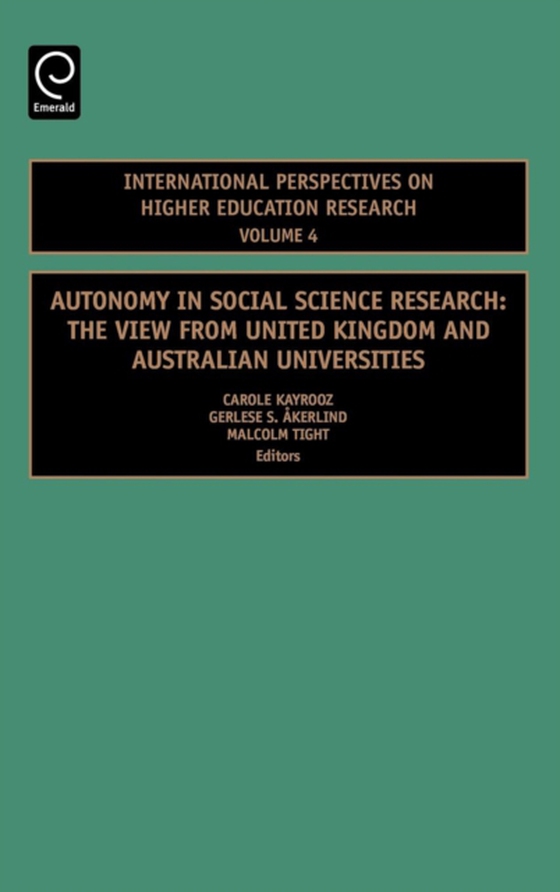 Autonomy in Social Science Research (e-bog) af -