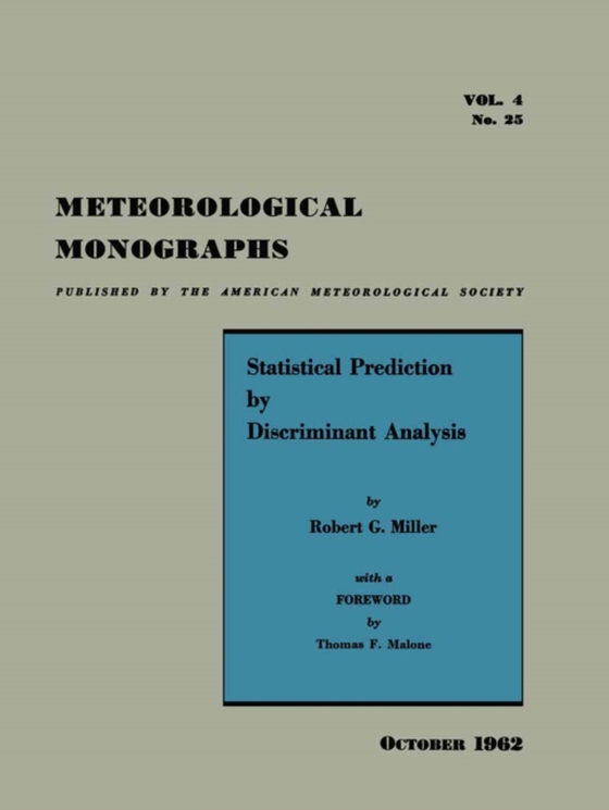 Statistical Prediction by Discriminant Analysis (e-bog) af -