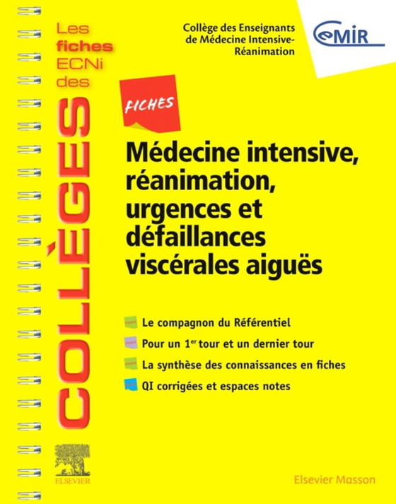 Fiches Médecine Intensive, réanimation, urgences et défaillances viscérales aiguës