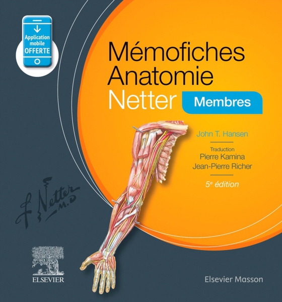 Mémofiches Anatomie Netter - Membres (e-bog) af Kamina, Pierre