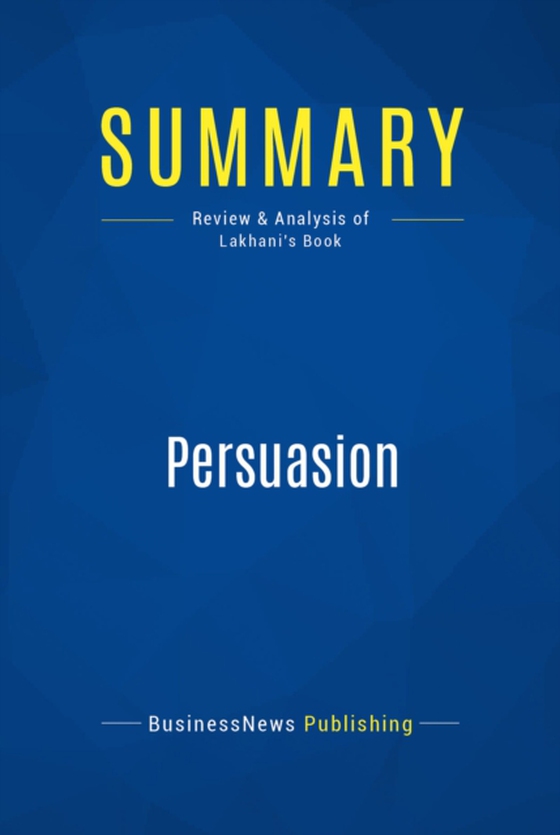 Summary: Persuasion