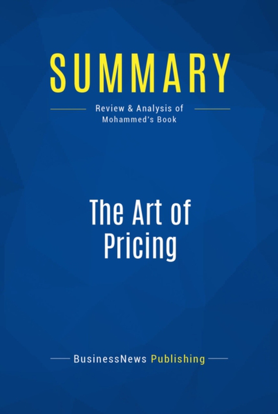 Summary: The Art of Pricing