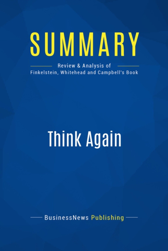 Summary: Think Again