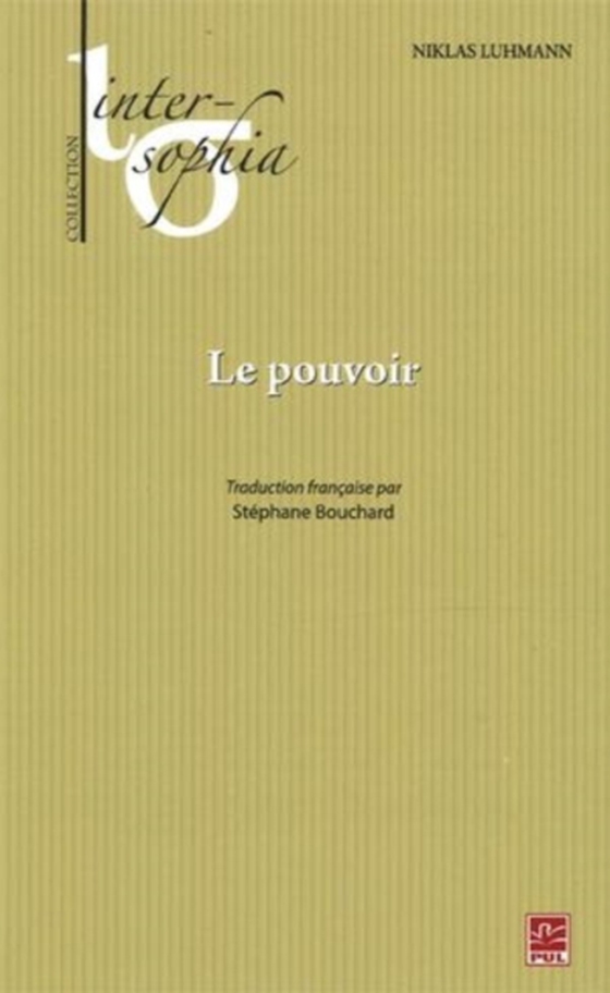 Le pouvoir (e-bog) af Niklas Luhmann, Luhmann