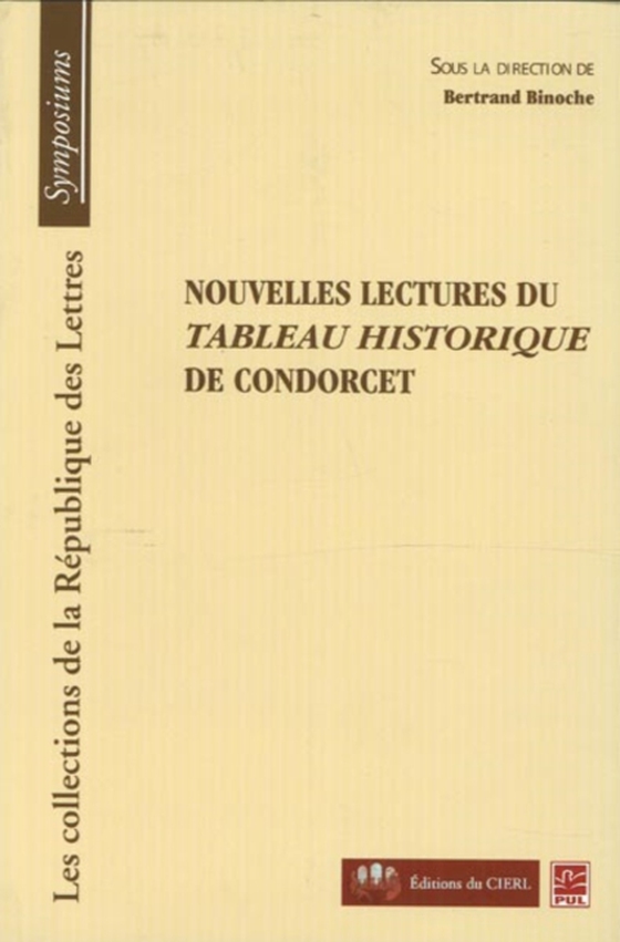 Nouvelles lectures du tableau historique de condorcet (e-bog) af Bertrand Binoche, Binoche